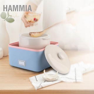 HAMMIA ครัวเรือนน้ำฉนวนไฟฟ้าหม้อสตูว์หม้อซุปโจ๊กหม้อเซรามิค AU Plug 220V