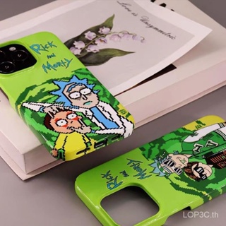 เคสโทรศัพท์มือถือแบบแข็ง กันกระแทก ลาย Rick and Morty ตลกน่ารัก สําหรับ iPhone 15 14 13 12 11Promax X XR XS 7plus 8plus 11 12 13 14 15 pro