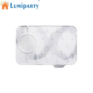 Lumiparty แผ่นซิลิโคนสองด้าน ระบายน้ํา สําหรับอ่างล้างจาน 1 ชิ้น 2 ชิ้น