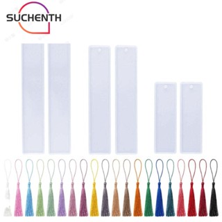 Suchenth แม่พิมพ์ซิลิโคนเรซิ่น อีพ็อกซี่ 3 ขนาด 20 สี 46 ชิ้น สําหรับทําเครื่องประดับ ที่คั่นหนังสือ DIY