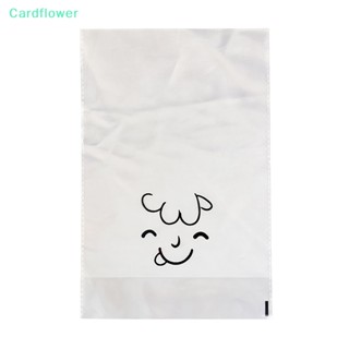 &lt;Cardflower&gt; ถุงพลาสติกใส ลายอมยิ้ม สําหรับใส่ขนมคุกกี้ ขนมปังปิ้ง