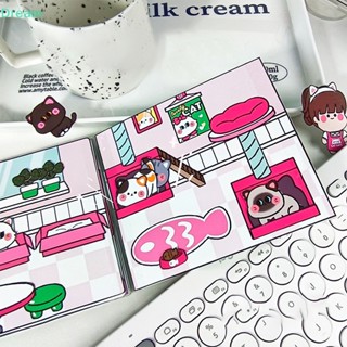 &lt;Dream&gt; หนังสือบีนนี่ รูปแมวน่ารัก แฮนด์เมด DIY ของเล่นสําหรับเด็ก