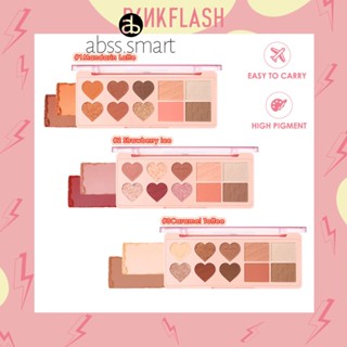 PINKFLASH ใหม่สีอายแชโดว์ Highlight Blush Contour 4 In 1 Convinience Face Palette TECH3