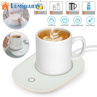 Lumiparty แผ่นอุ่นร้อนแก้วกาแฟ ชา นม เครื่องดื่ม สําหรับบ้าน สํานักงาน โรงเรียน ท่องเที่ยว