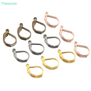 &lt;Yiwuyuan&gt; ตะขอต่างหู ห่วงลวด สไตล์ฝรั่งเศส สําหรับทําเครื่องประดับ DIY ลดราคา 50 ชิ้น ต่อแพ็ค