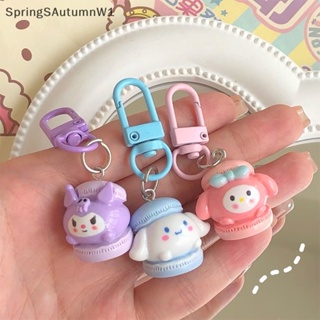 [SpringSAutumnW] พวงกุญแจ จี้การ์ตูน Kawaii Sanrio Cinnamon Dog Kuromi Melody เหมาะกับของขวัญวันเกิด คริสต์มาส สําหรับนักเรียนหญิง เด็กผู้ชาย