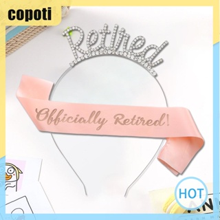 Copoti เข็มขัดรัดเกษียณอายุ ลายมงกุฎ สําหรับบ้าน