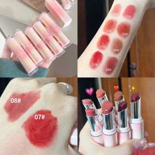 Herorange Water Light ลิปสติก Mirror ลิปสติก Moisturizing Hydrating White Lip Glaze แต่งหน้าเครื่องสำอาง yuee