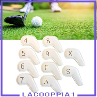 [Lacooppia1] ผ้าคลุมหัวไม้กอล์ฟ หนัง PU พรีเมี่ยม กันรอยขีดข่วน กันสึกหรอ 4-9 PXSA 10 ชิ้น