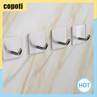 Copoti กล่องเก็บตะขอแขวน สเตนเลส 304 มีกาวในตัว สําหรับบ้าน 4 ชิ้น