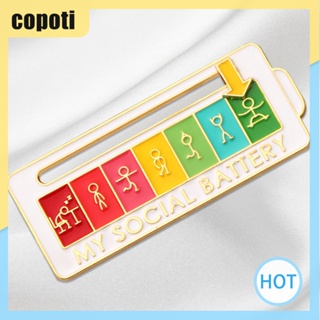 Copoti ป้ายแบตเตอรี่สังคม สร้างสรรค์ เจ็ดวันต่อสัปดาห์ สําหรับตกแต่งบ้าน