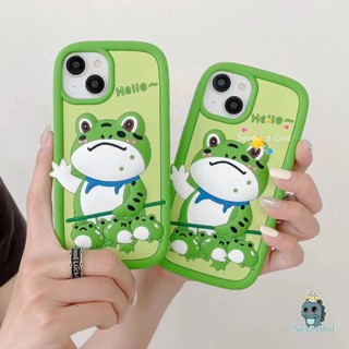 เคสซิลิโคนนิ่ม ลายกบ สําหรับ IPhone 14 13 12 11 Pro Max X Xs Max 6 7 8 Plus