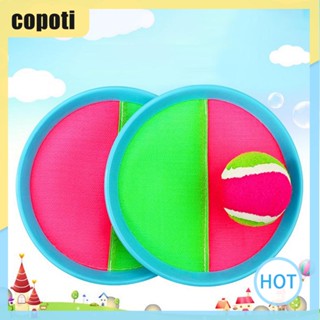 Copoti ชุดเกมจับลูกบอล 2 ชิ้น 4 ชิ้น พร้อมกระเป๋าเก็บ 1 ชิ้น ของเล่นชายหาด สําหรับเด็ก