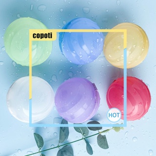 Copoti ลูกบอลน้ําซิลิโคน แม่เหล็ก ของเล่นชายหาด สําหรับเด็ก 6 ชิ้น ต่อถุง