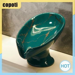 Copoti กล่องเก็บจานสบู่ เซรามิค แบบติดผนังห้องน้ํา เคาน์เตอร์ สําหรับบ้าน