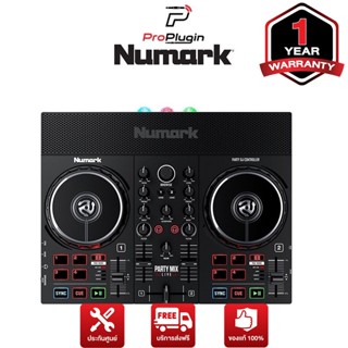 Numark Party Mix Live เครื่องเล่น DJ Controller มาพร้อมกับ LED Light  และลำโพงในตัว (ProPlugin)