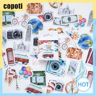 Copoti สติกเกอร์กระดาษ ลาย One Person สําหรับตกแต่งสมุดภาพ 46 ชิ้น ต่อกล่อง