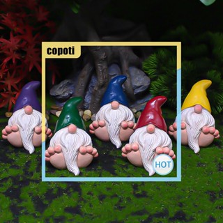 Copoti รูปปั้นเรซิ่น รูปคนแคระ โนม งานฝีมือ สําหรับตกแต่งบ้าน สวน