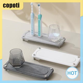 Copoti ที่รองแก้วโคลนไดอะตอม กันลื่น พร้อมยางรองด้านล่าง สําหรับบ้าน ห้องครัว