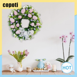 Copoti พวงหรีดอีสเตอร์ประดิษฐ์ สําหรับตกแต่งบ้าน ประตู ผนัง