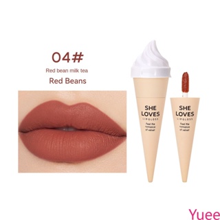 Sheloves Velvet Matte Lip Tint Long-Lasting Waterproof Ice Cream Lip Stick สีแดงสีน้ำตาลลิปสติก Lip เครื่องสำอางค์แต่งหน้า Cod yuee