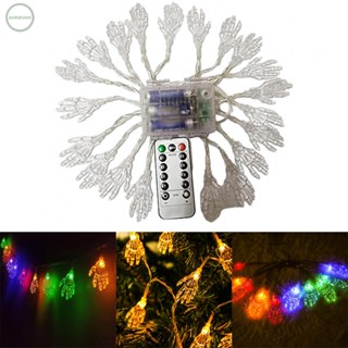 GORGEOUS~10ft 20LED Spooky Hands Lanterns String Lights Halloween Indoor/Outdoor Decor