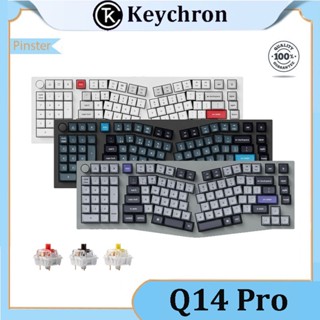 Keychron Q14 Pro ปะเก็น ที่กําหนดเอง คีย์บอร์ด กลไก บลูทูธ โหมดคู่ อลิซ ดิจิทัล แผ่นคีย์บอร์ด