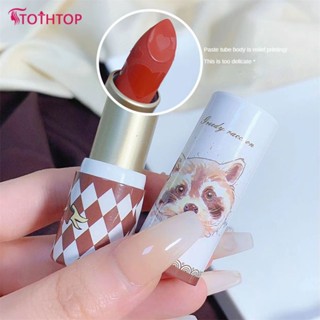 สัตว์ลิปสติก Matte Mist Velvet Non Fading Cup Moisturizing ลิปสติก Matte แต่งหน้า [TOP]