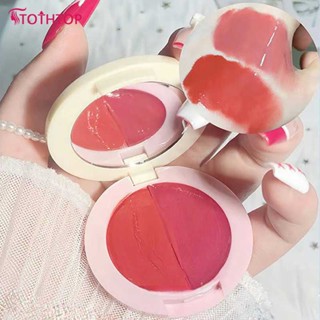 Cappuvini Double Spell Lip Jelly Cream Solid Water Light Mirror Lip Glaze นักเรียนหญิง Party Parity Make-up แก้วริมฝีปาก [TOP]