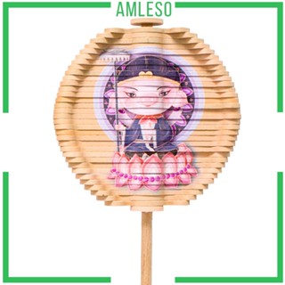 [Amleso] ของเล่นไม้หมุนได้ พร้อมฐาน สําหรับวันเกิด