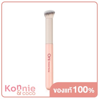 Oni Multifunctional Concealer Brush #Sakura Pink โอนิ แปรงสำหรับลงคอนซีลเลอร์มัลติฟังก์ชั่น สีชมพูซากุระ.