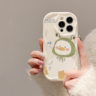 ใหม่ เคสโทรศัพท์มือถือแบบนิ่ม กันกระแทก ลายการ์ตูน Mallard สไตล์คู่รัก สําหรับ OPPO Reno8T Reno8 Reno7pro reno6 7z Reno5 R17 A53 A9 2020 4Z 5G F11 A31 A15 A3S A78 A77