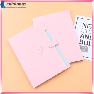 แฟ้มพลาสติก สําหรับใส่เอกสาร แบ่งหน้ากระดาษ สํานักงาน 2 ชิ้น caislongs