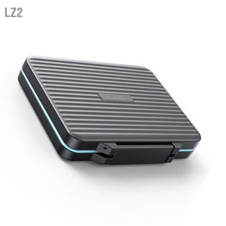 LZ2 การ์ดหน่วยความจำ Professional Multi Card Slot กันน้ำ Anti DROP SD กล่องเก็บการ์ดหน่วยความจำผู้ถือกรณี