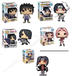 ใหม่ ตุ๊กตาฟิกเกอร์ Funko Pop Hokage Uzumaki Naruto Uchiha Sasuke Itachi Kyubi GamaBunta ของเล่น ของขวัญ สําหรับเด็ก