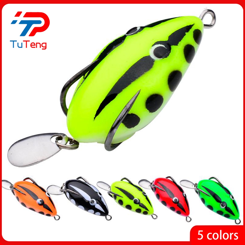 Thunder Frog Luya เหยื่อปลอม แบบนิ่ม รูปกบ ขนาด 4 ซม. 5 กรัม ดัดแปลง สําหรับตกปลาช่อน