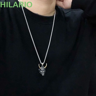 Hilario สร้อยคอโซ่ สีเงิน สีทอง สไตล์ฮิปฮอป ของขวัญเพื่อน แฟนหนุ่ม สําหรับผู้ชาย