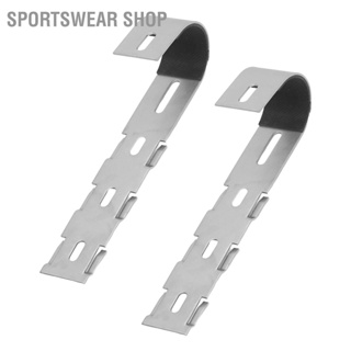 Sportswear Shop 2PCS แผงโซลาร์เซลล์โมดูลผู้ถือระเบียงสแตนเลสแผงโซลาร์เซลล์ตะขอยึด