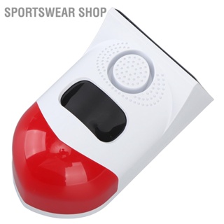  Sportswear Shop พลังงานแสงอาทิตย์กลางแจ้ง Motion Sensor ALARM กลางแจ้งพลังงานแสงอาทิตย์ความปลอดภัยไร้สายนาฬิกาปลุก