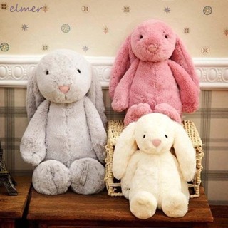 Elmer ตุ๊กตากระต่ายหูยาว 30 ซม. สีชมพู สําหรับเด็ก