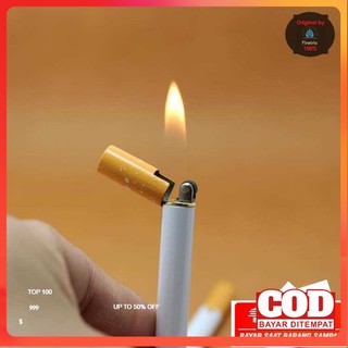 Korek Api Prank Gas Lighter Desain Roko Filter (BARANG UNIK)