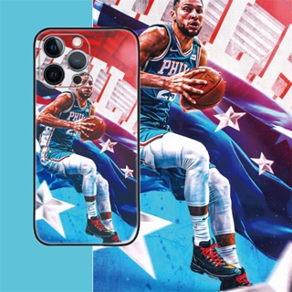 [Aimeidai] เคสโทรศัพท์มือถือ ซิลิโคน กันกระแทก ลาย NBA Superstar Ben Simmons สําหรับ iPhone 14 13 12 11 Series