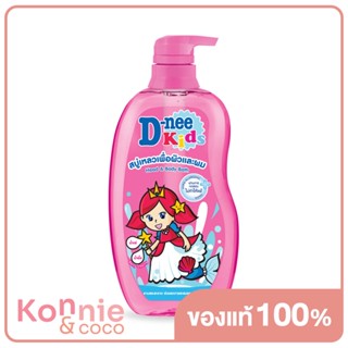 D-nee Kids Head Body Bath 400ml (Pump) #Pink ดีนี่ คิดส์ สบู่เหลวเพื่อผิวและผม.