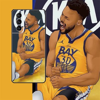 [Aimeidai] เคสโทรศัพท์มือถือ ซิลิโคน กันกระแทก พิมพ์ลาย NBA Super Star Stephen Curry สําหรับ Samsung S9 S10 S20 S21 S22 Series