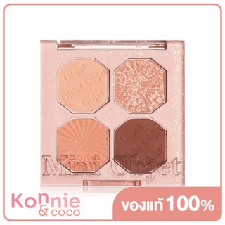 Etude House Play Color Eyes Mini Objet #2 Peach Shell Tray อายแชโดว์พาเลท 4 เฉดสี.