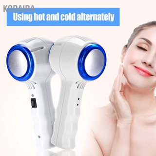 KODAIRA Hot &amp; Cold Hammer Face Lift Anti Aging Massager Blue Photon Therapy เครื่องความงาม US Plug