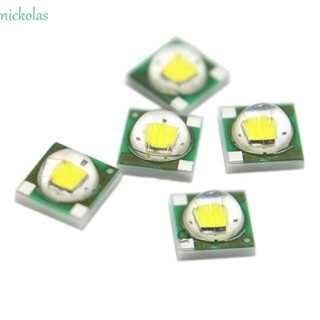 Nickolas ชิป LED 3535 สีขาว สีแดง 1W 3W 10 ชิ้น สําหรับไฟฉาย LED สีเขียว สีฟ้า DIY