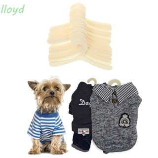 Lloyd ไม้แขวนเสื้อพลาสติก สีเบจ อุปกรณ์เสริม สําหรับสัตว์เลี้ยง แมว 10 ชิ้น