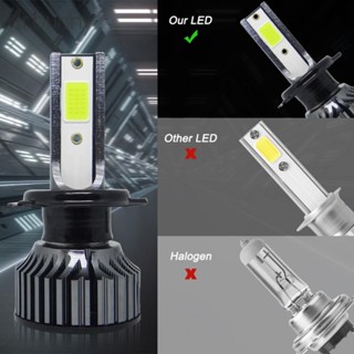 ไฟหน้ารถยนต์ LED 6000LM 8000K 9V-36V IP68 36W H4 H7 คุณภาพสูง