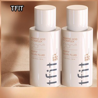 Tfit ครีมกันแดด SPF50 ป้องกันรังสีอัลตราไวโอเลต กันน้ํา ป้องกันเหงื่อ กันแดด สีดํา สําหรับนักเรียนหญิง ปาร์ตี้